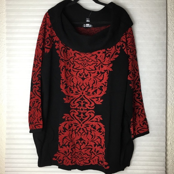 I.N.C Off-The-Shoulder Tunic Sweater - Picture 2 of 8